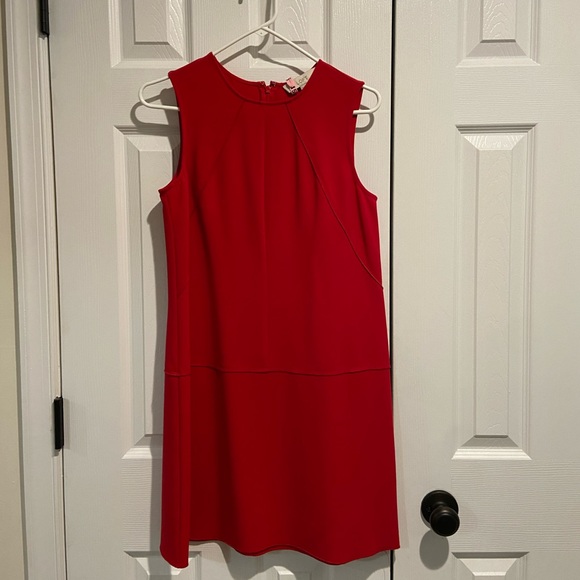 Red dress, size 6 PETITE from Ann Taylor Loft - Picture 1 of 8
